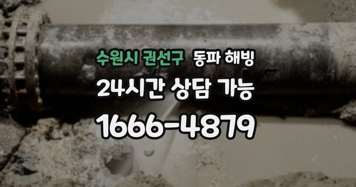 수원시 권선구 동파 해빙