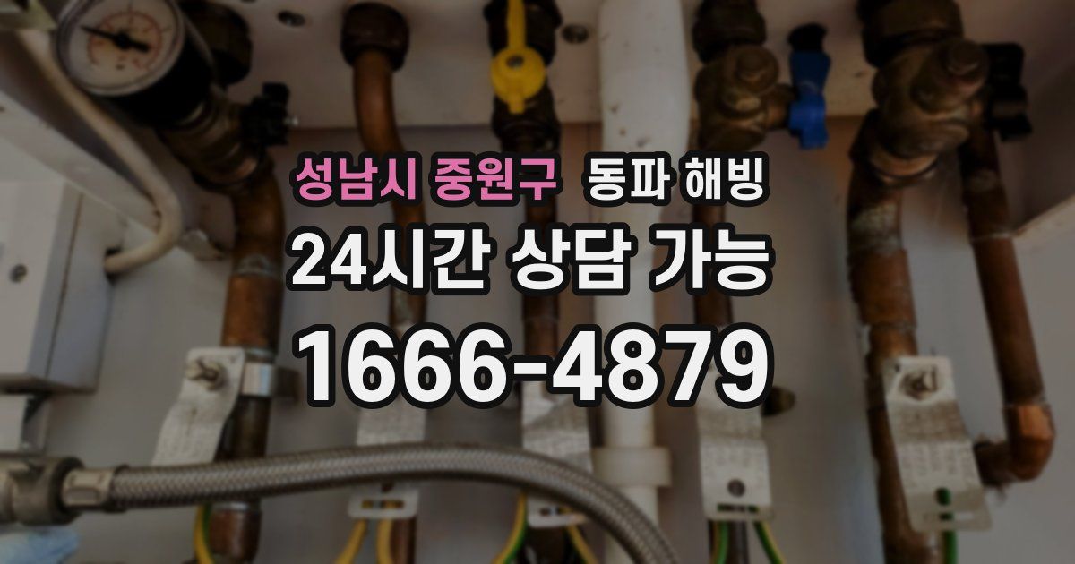 성남시 중원구 동파 해빙