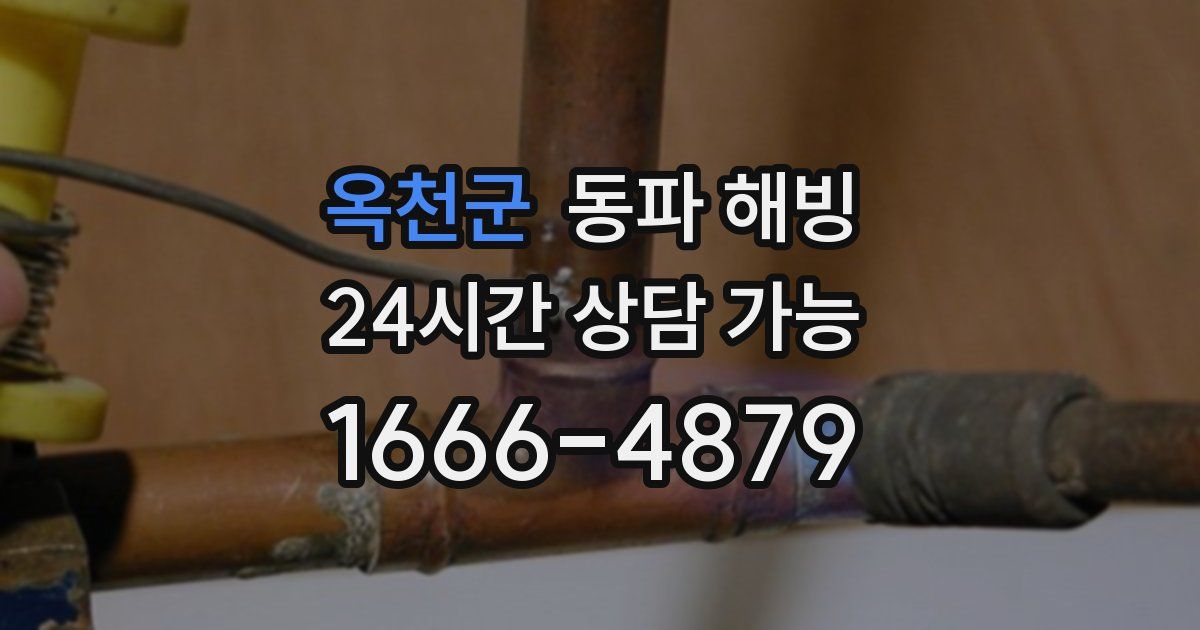 옥천군 동파 해빙