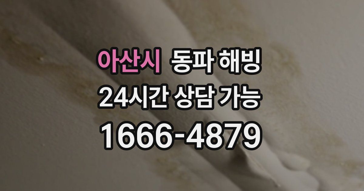 아산시 동파 해빙