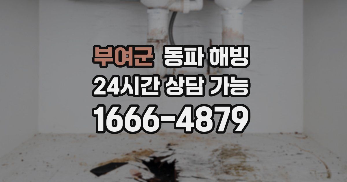 부여군 동파 해빙