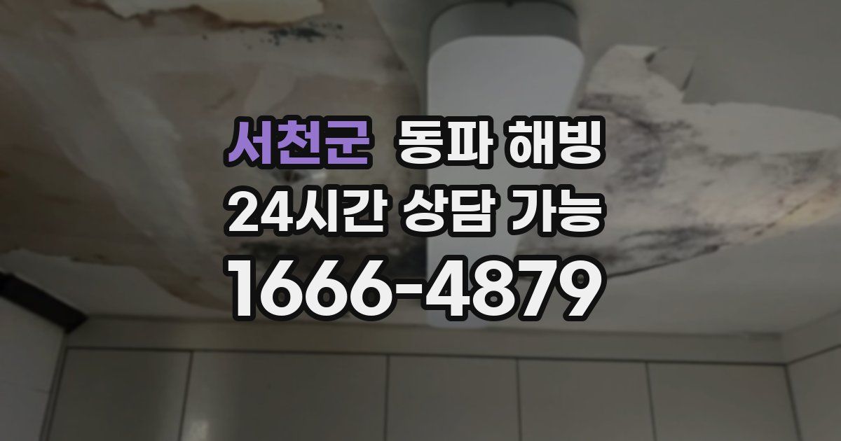 서천군 동파 해빙