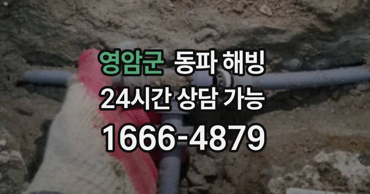 영암군 동파 해빙