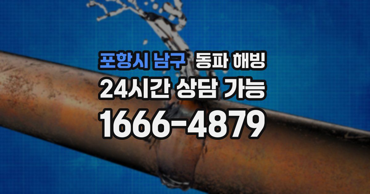 포항시 남구 동파 해빙