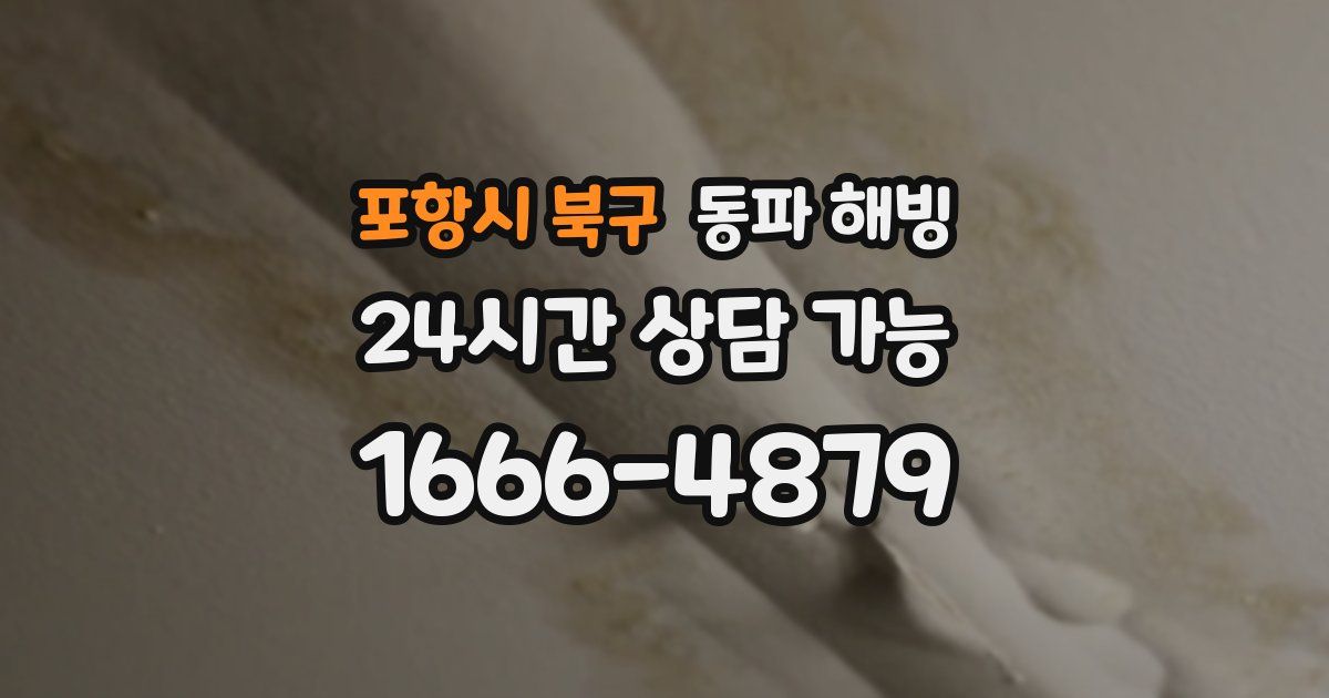 포항시 북구 동파 해빙