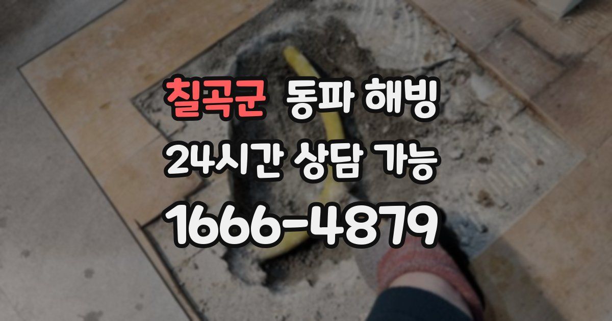 칠곡군 동파 해빙