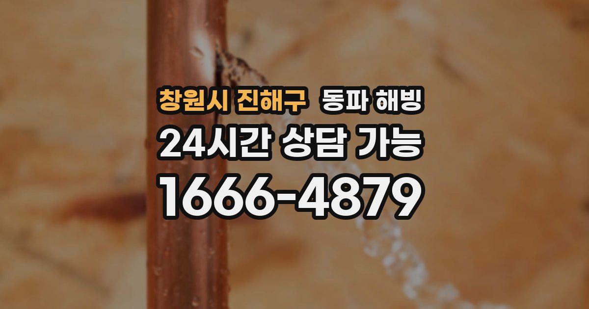 창원시 진해구 동파 해빙