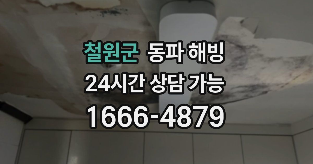 철원군 동파 해빙