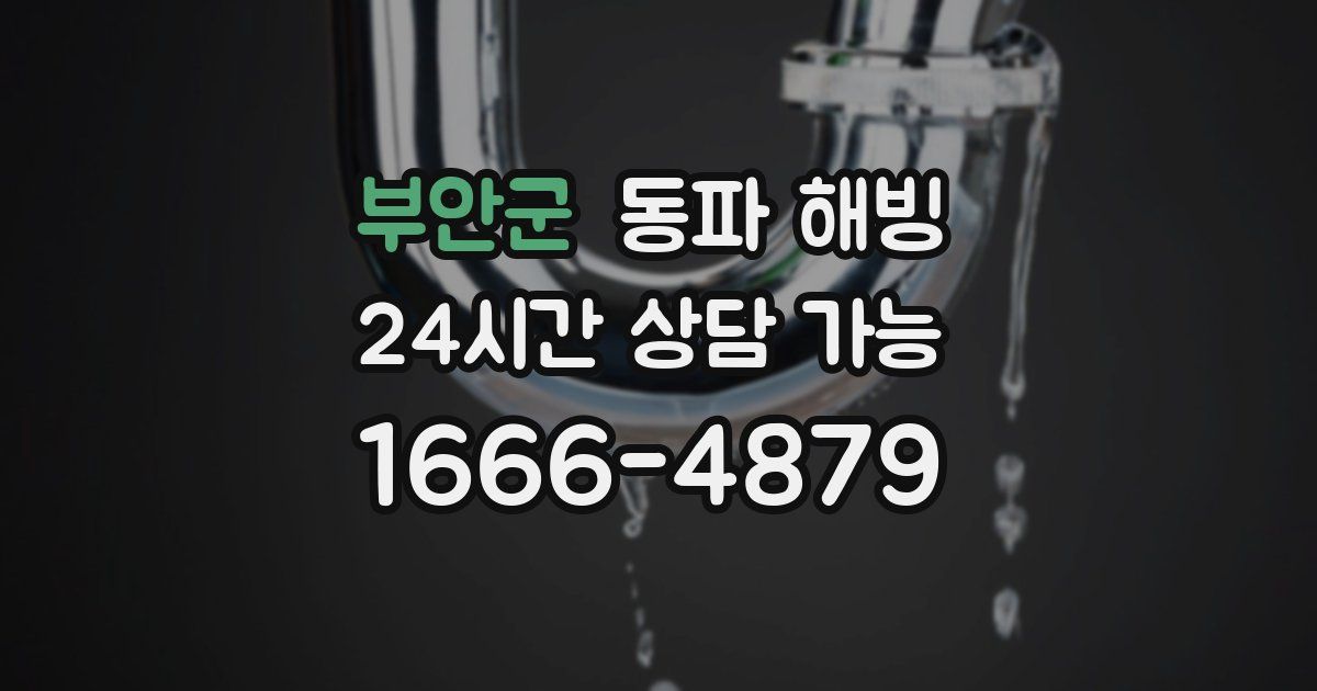 부안군 동파 해빙