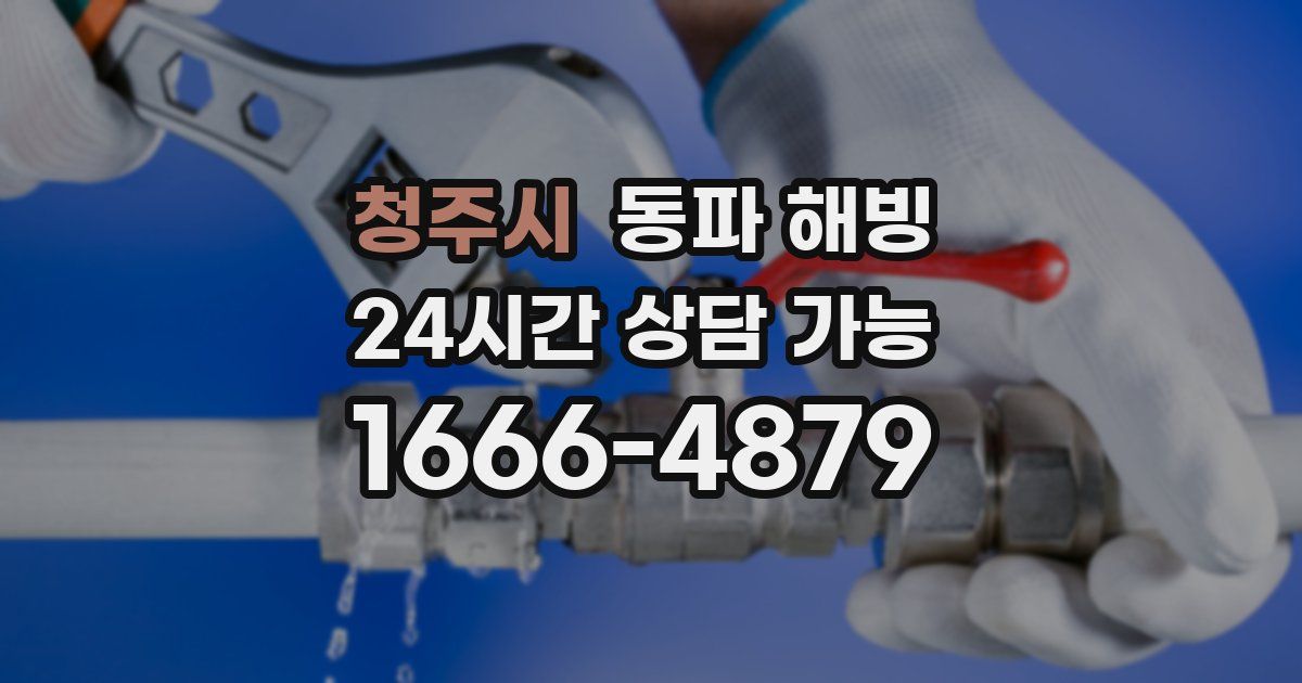 청주시 동파 해빙