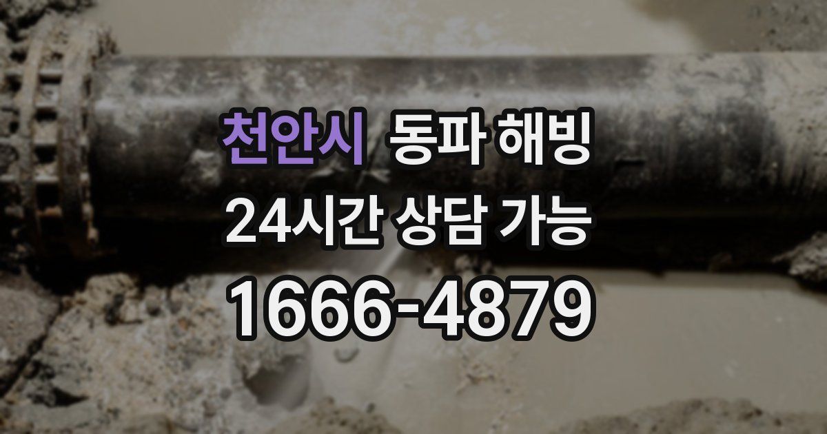 천안시 동파 해빙