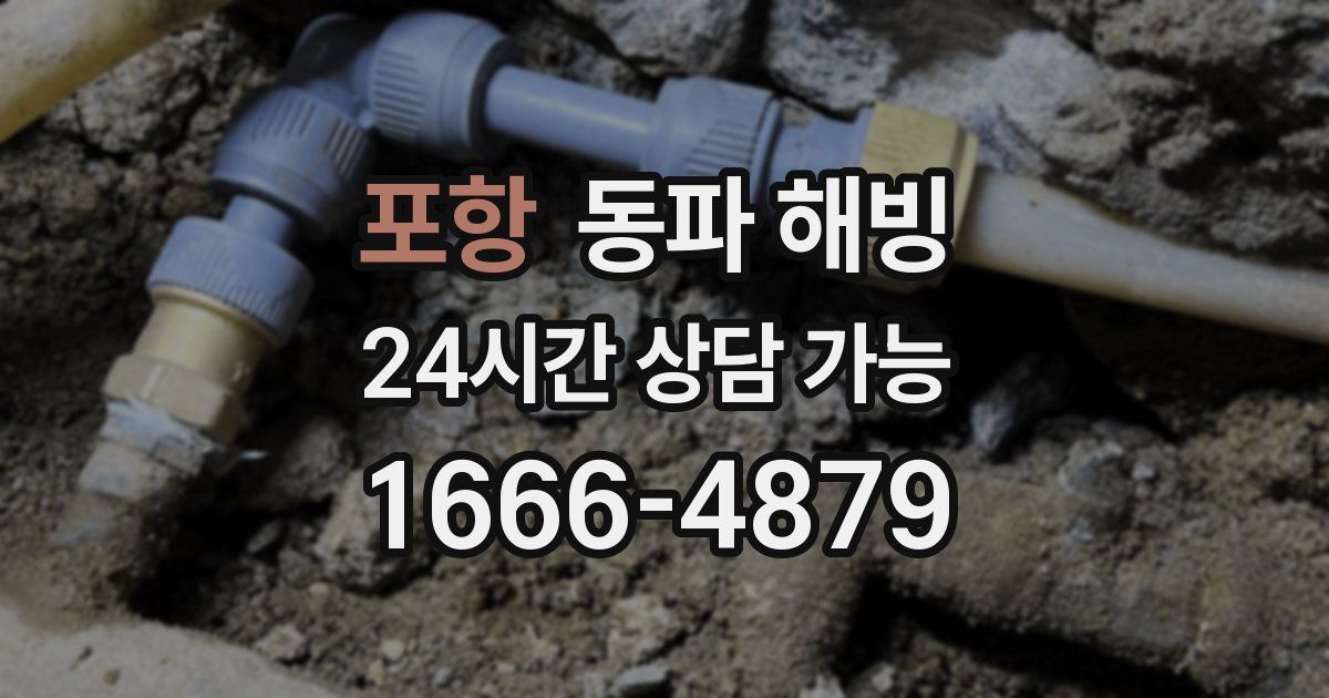 포항 동파 해빙