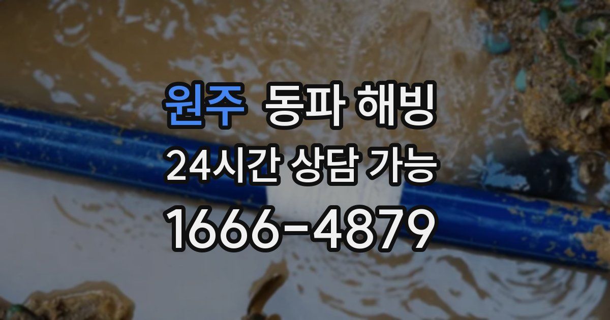 원주 동파 해빙