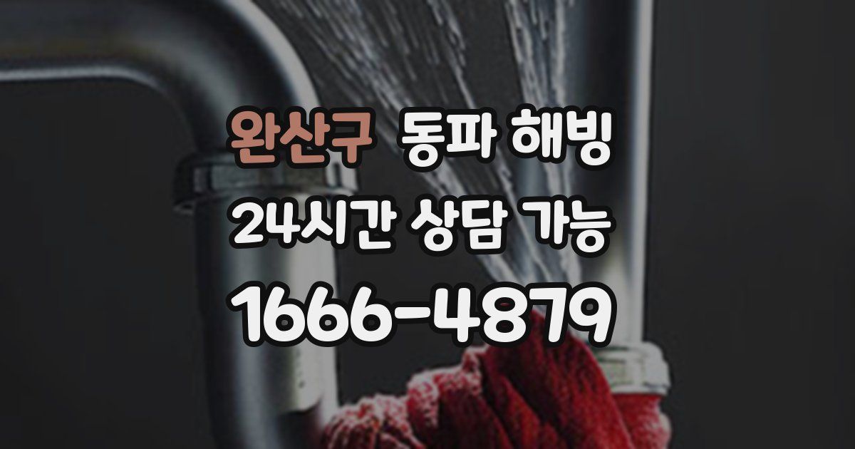 완산구 동파 해빙