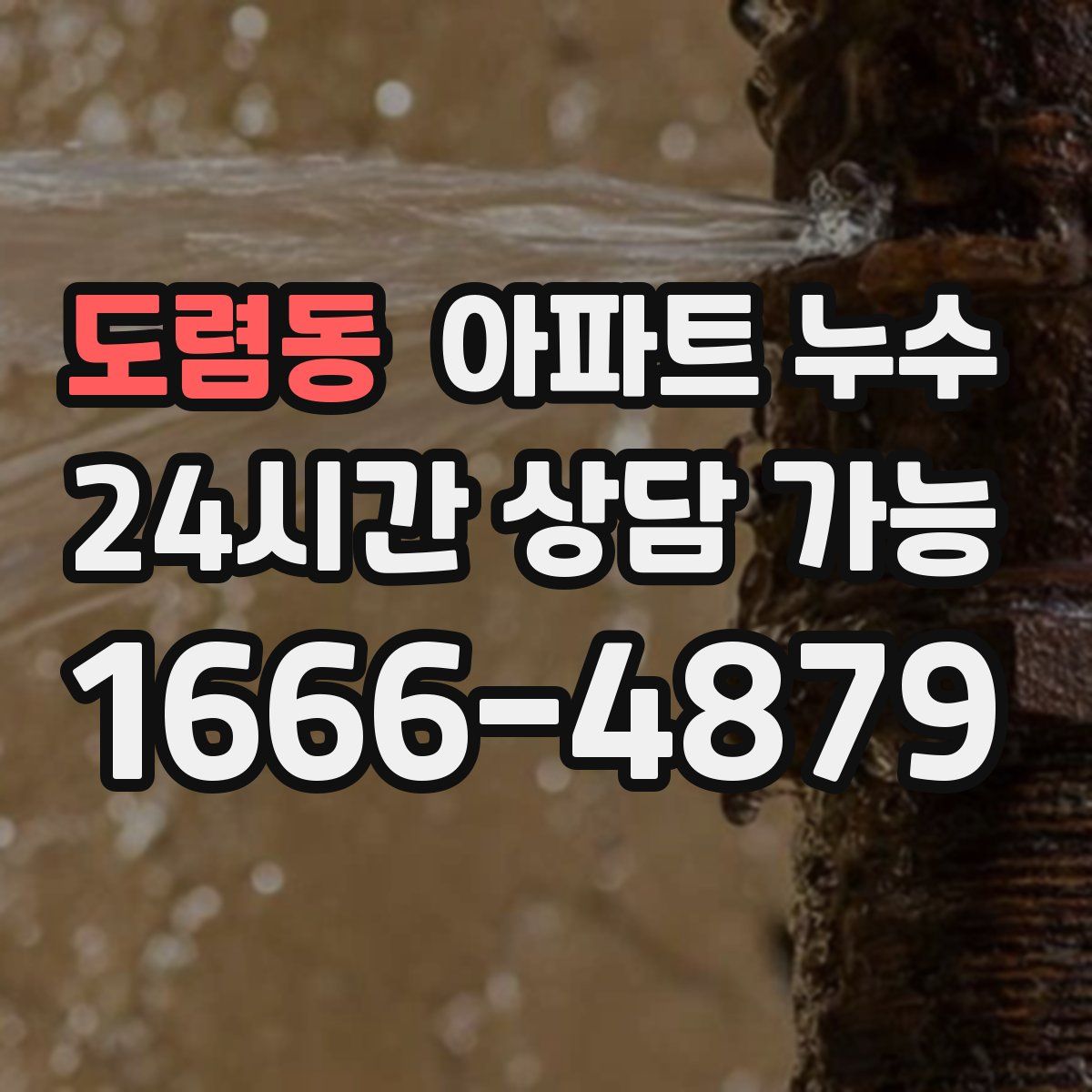 도렴동 아파트 누수탐지