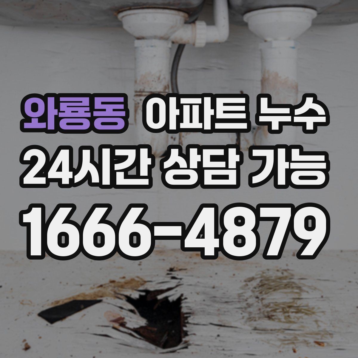 와룡동 아파트 누수 거실 천장 변색 커지기 전 정리 방법 체크