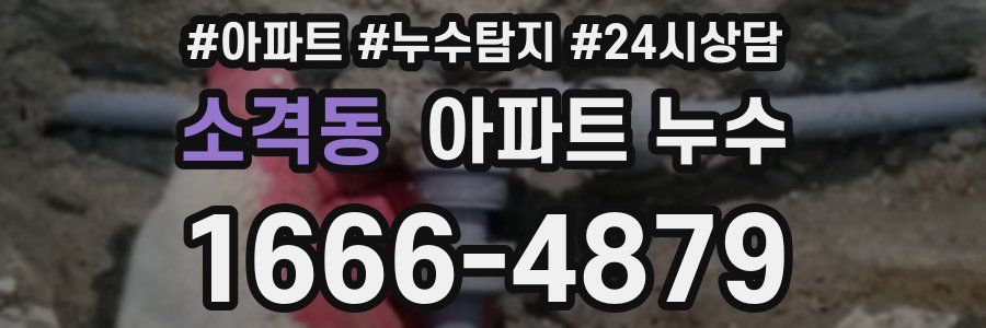 소격동 누수탐지