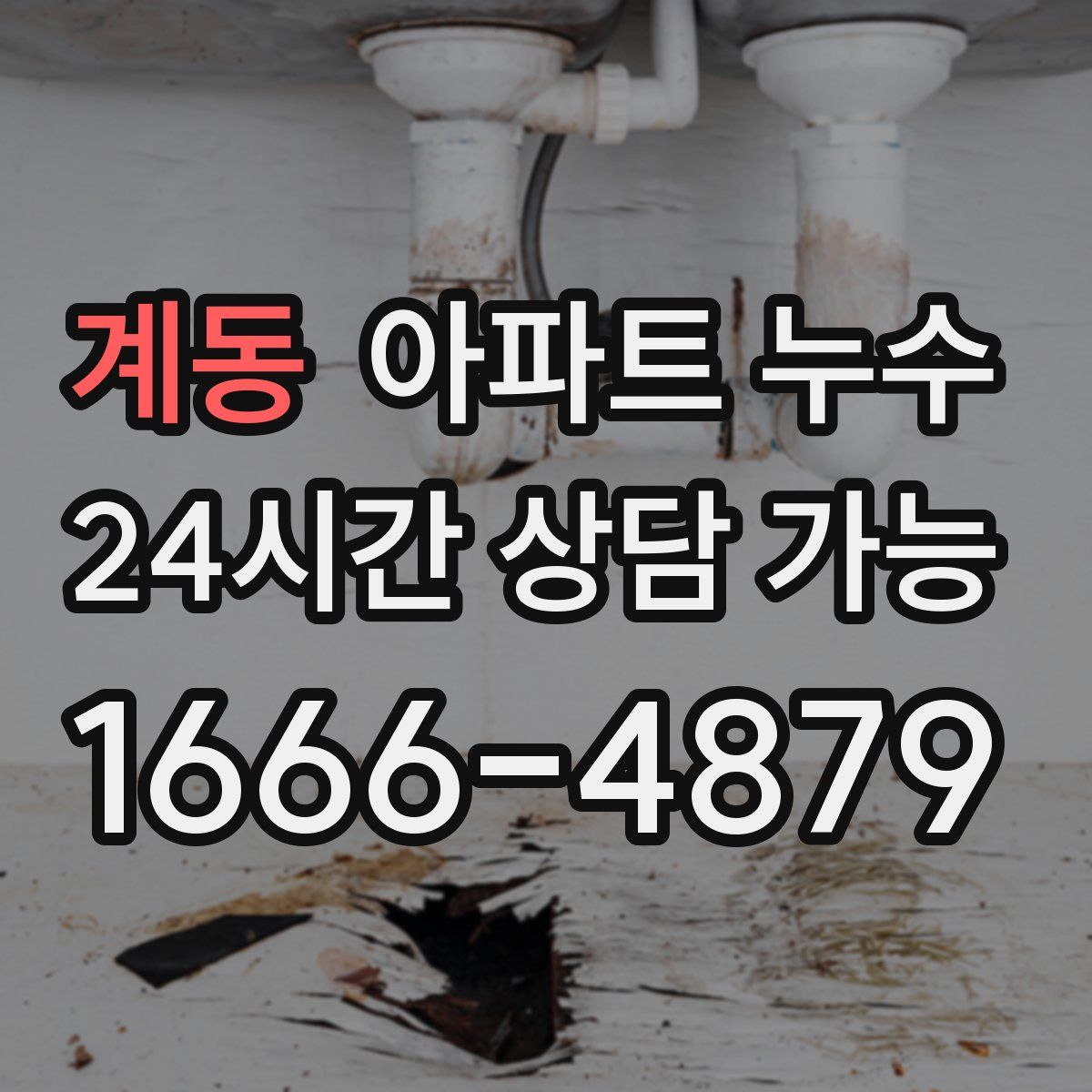 계동 아파트 누수탐지