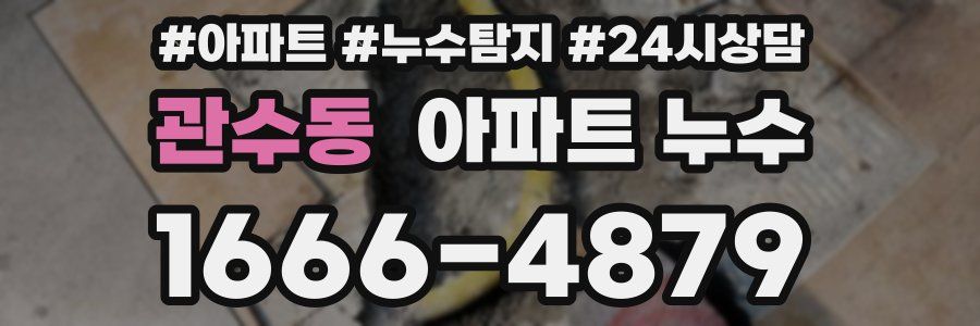 관수동 누수탐지