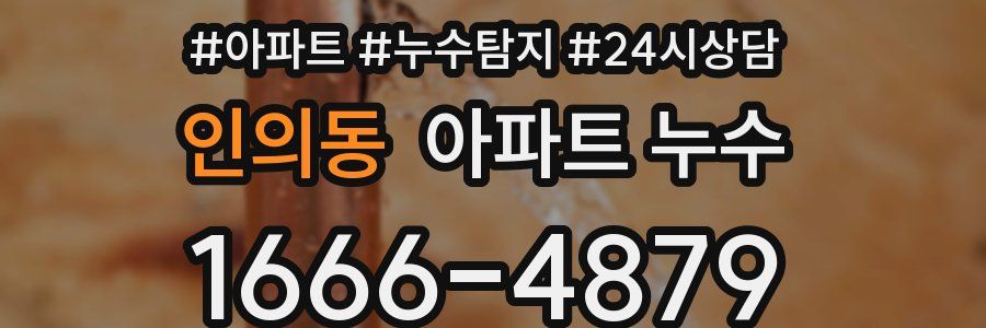 인의동 누수탐지