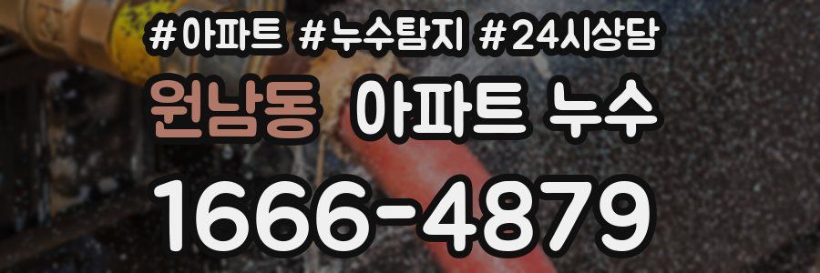 원남동 누수탐지