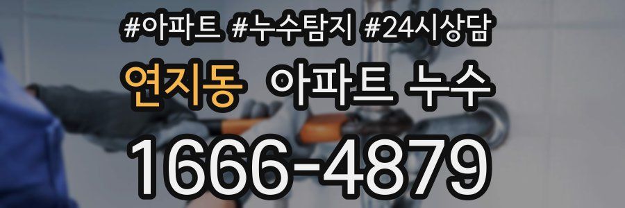 연지동 누수탐지