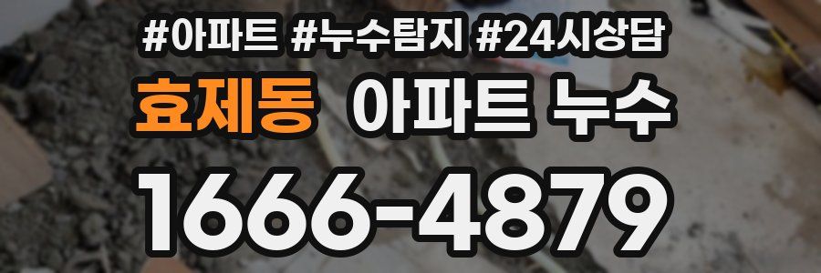 효제동 누수탐지