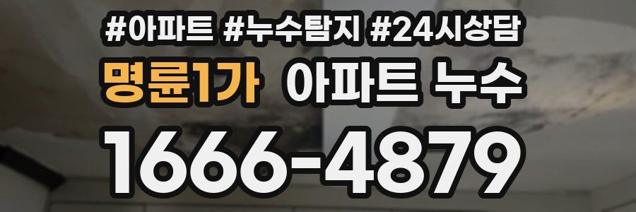 명륜1가 누수탐지