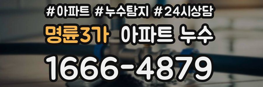 명륜3가 누수탐지