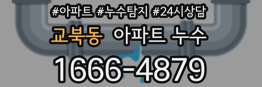 교북동 누수탐지