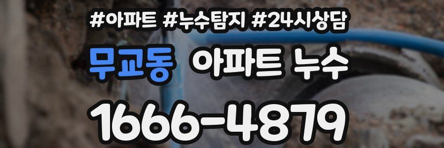 무교동 누수탐지