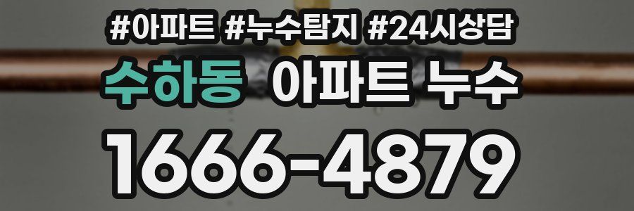 수하동 누수탐지