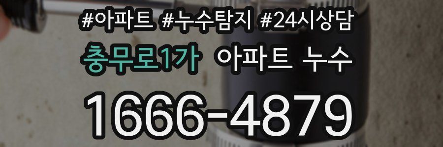 충무로1가 누수탐지