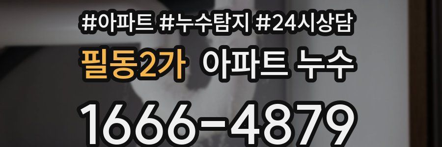 필동2가 누수탐지