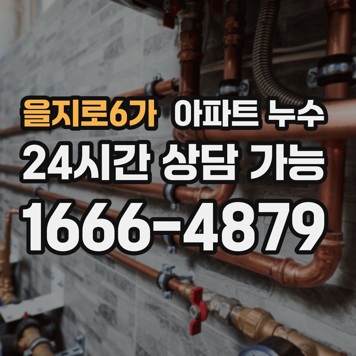 을지로6가 아파트 누수탐지