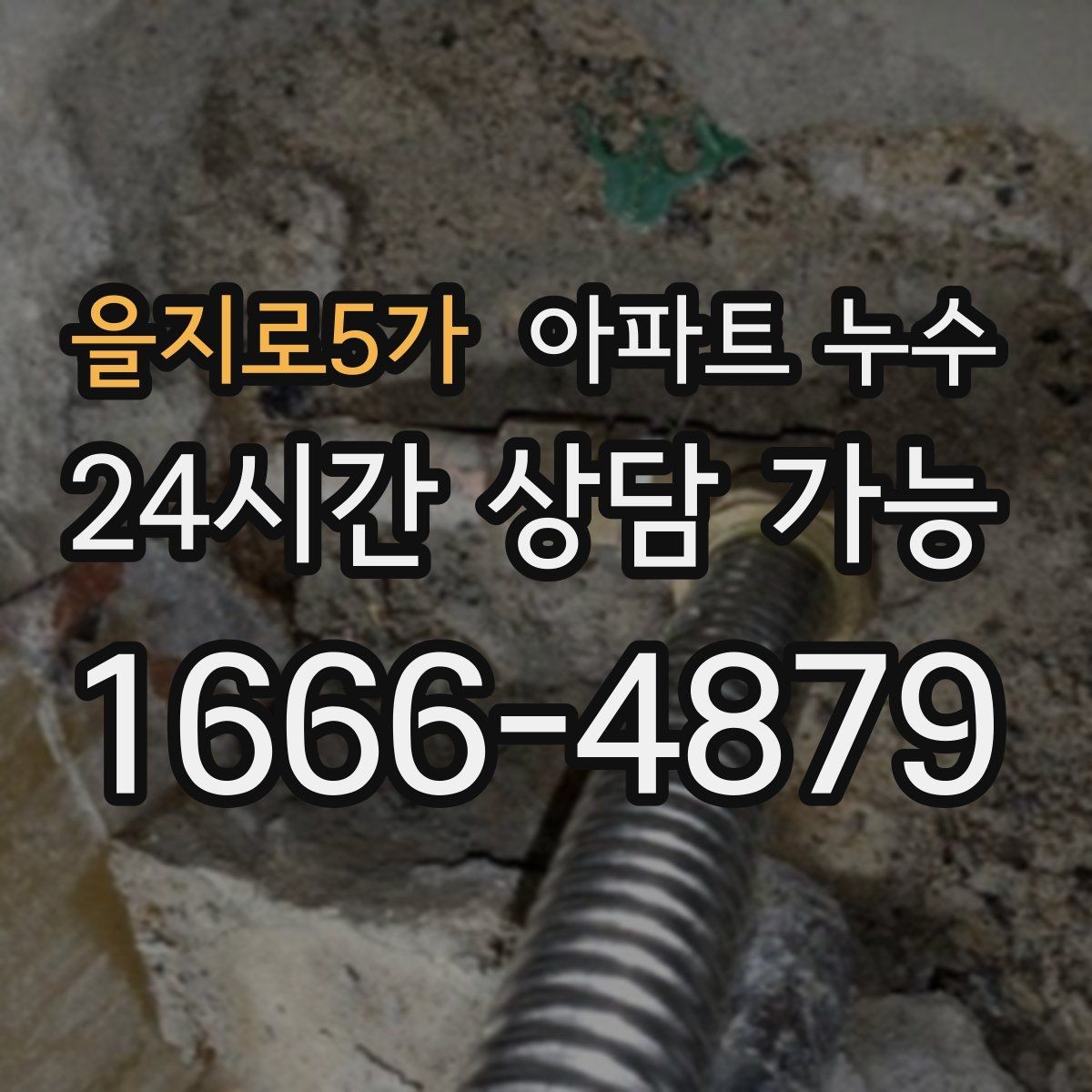 을지로5가 아파트 누수 벽면이 물결처럼 울퉁불퉁해질 때