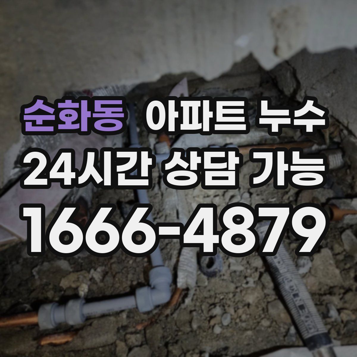 순화동 아파트 누수탐지