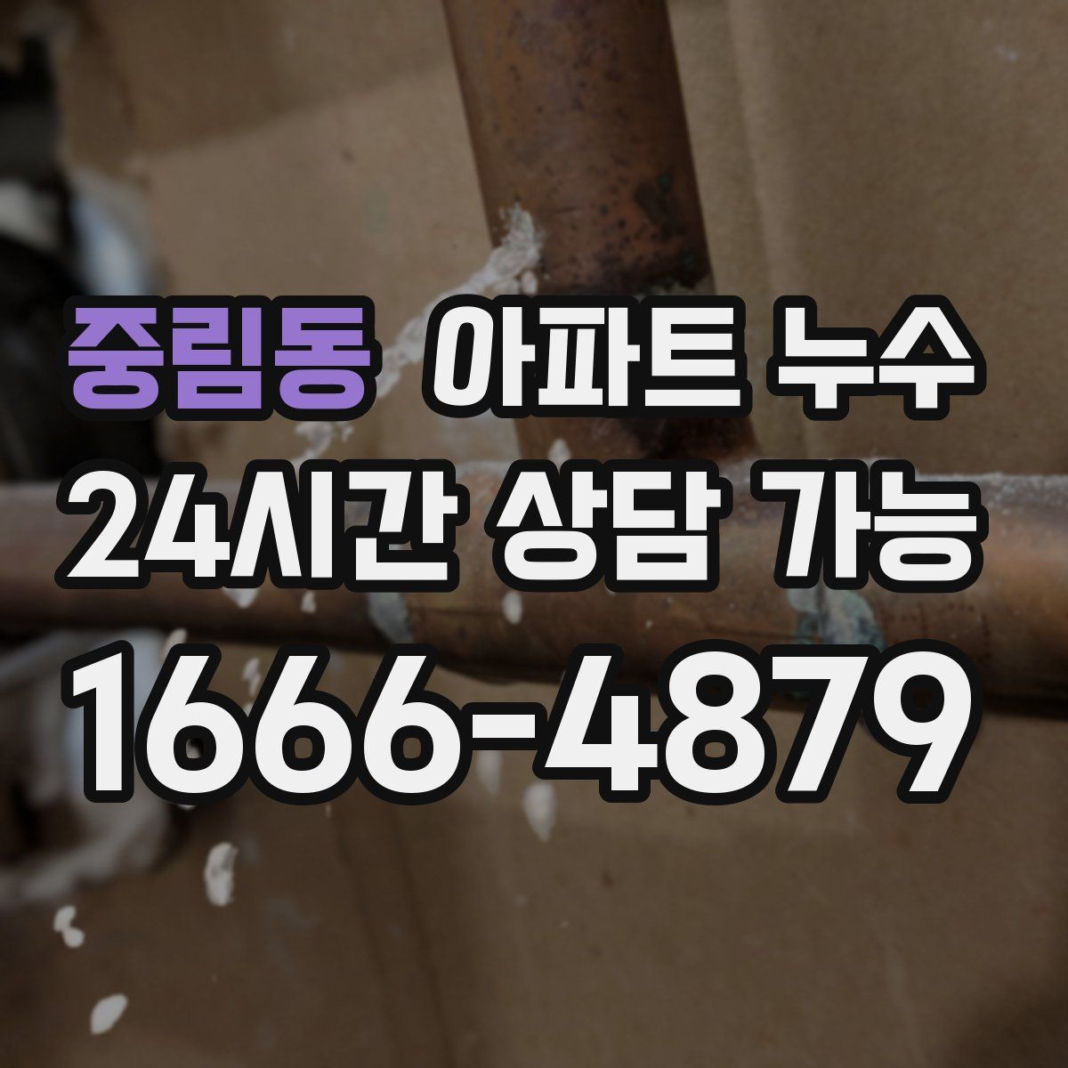 중림동 아파트 누수탐지