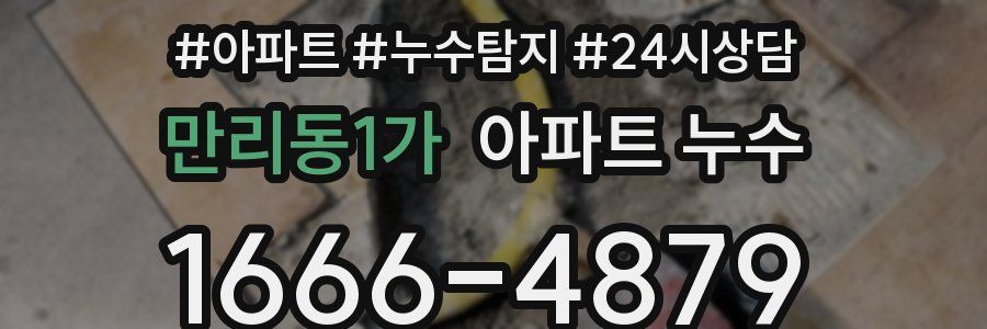 만리동1가 누수탐지