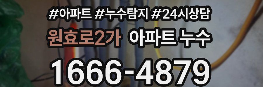 원효로2가 누수탐지