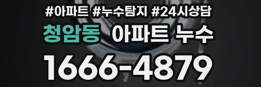 청암동 누수탐지