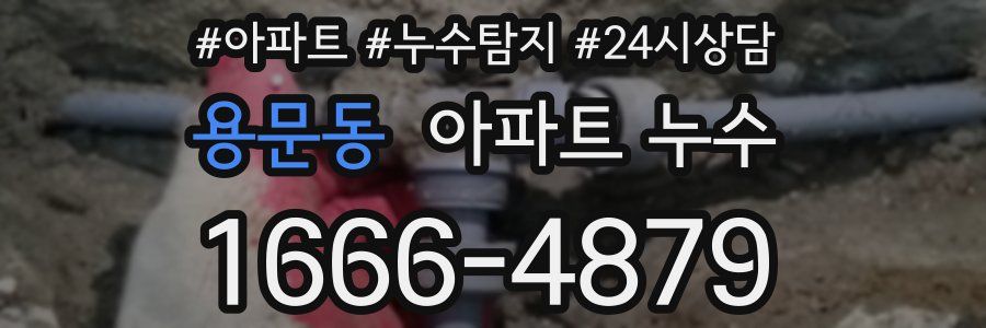 용문동 누수탐지