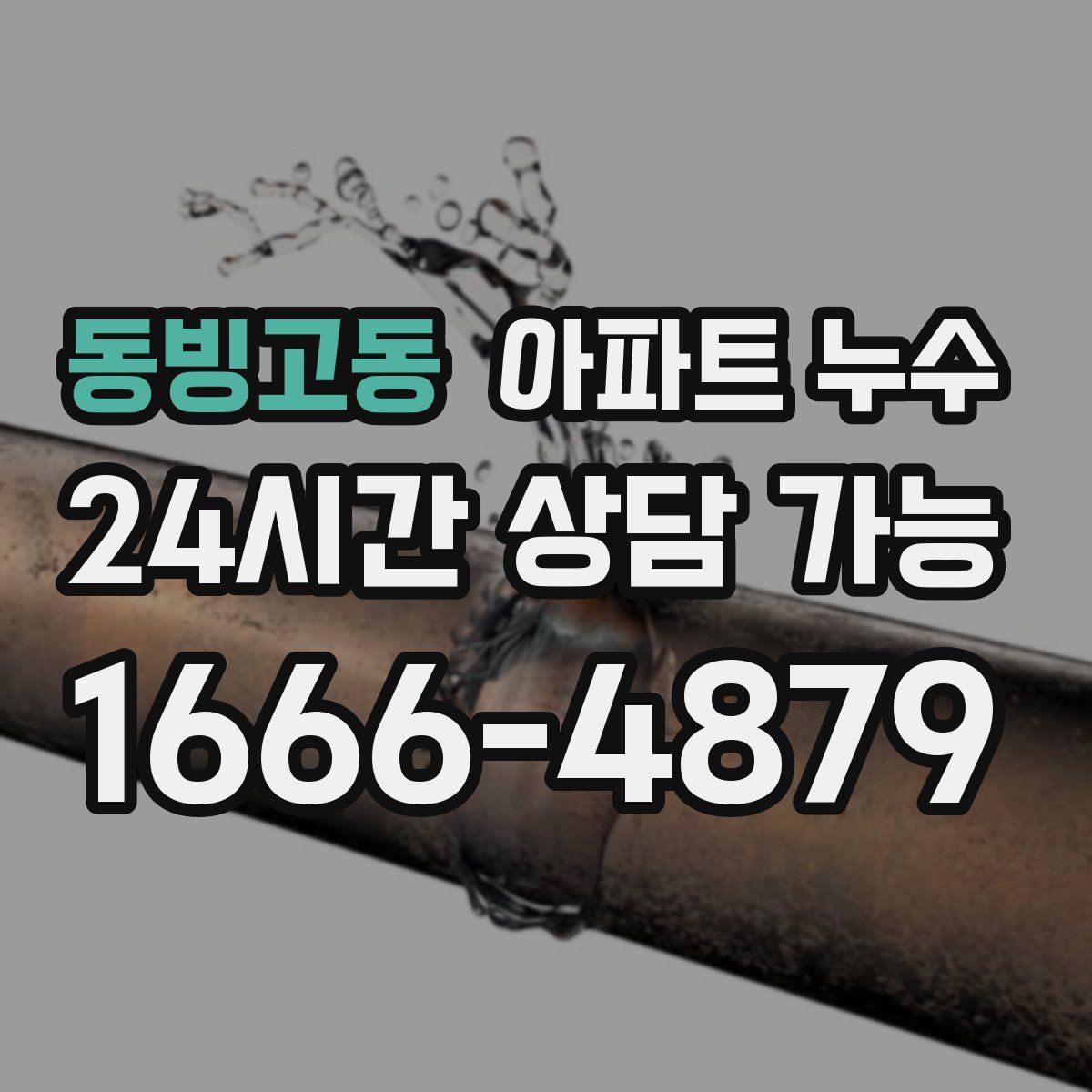 동빙고동 아파트 누수탐지