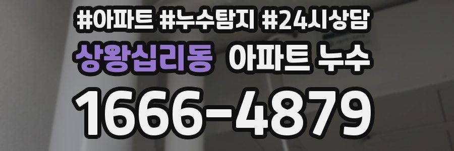 상왕십리동 누수탐지