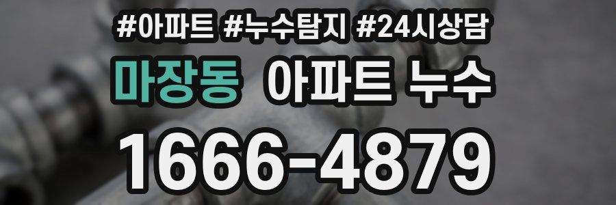 마장동 누수탐지