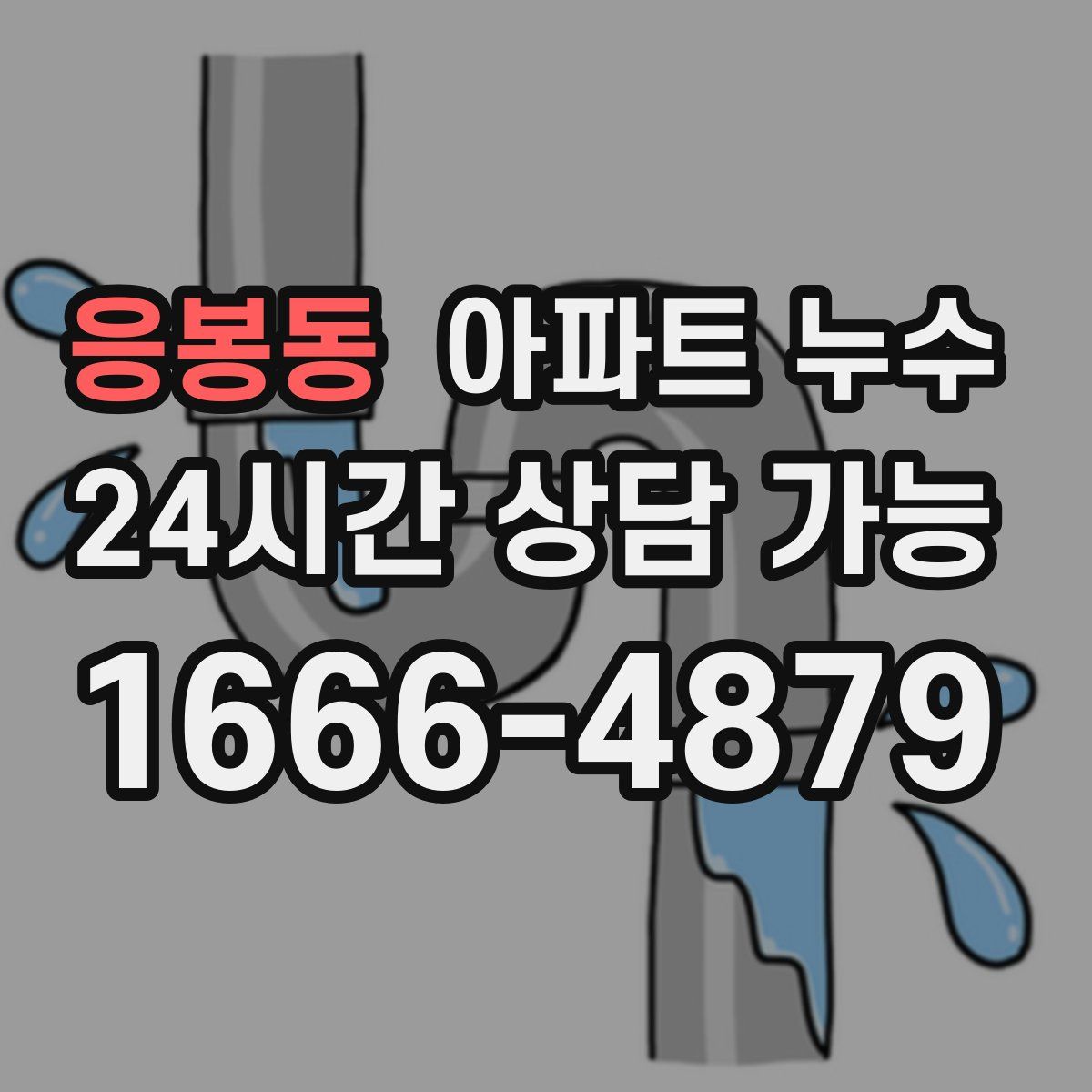 응봉동 아파트 누수탐지