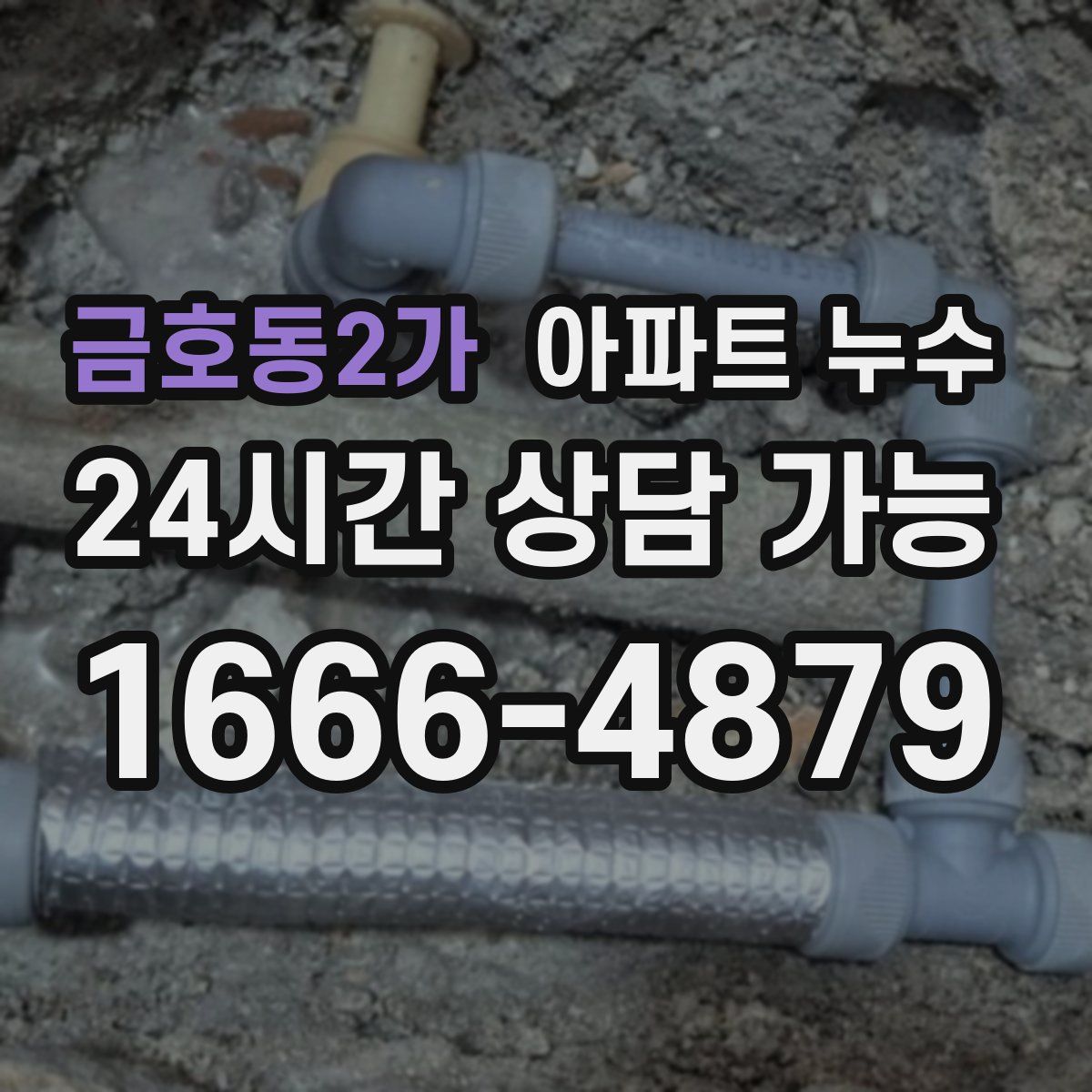 금호동2가 아파트 누수탐지