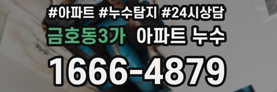 금호동3가 누수탐지