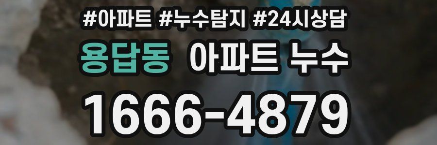 용답동 누수탐지