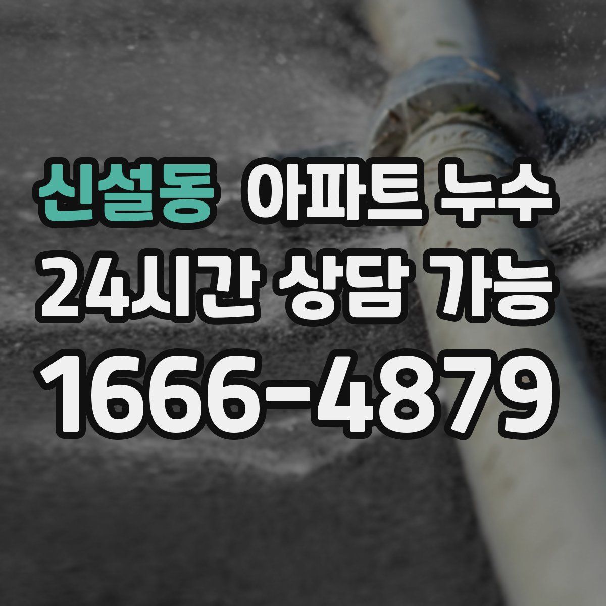 신설동 아파트 누수탐지